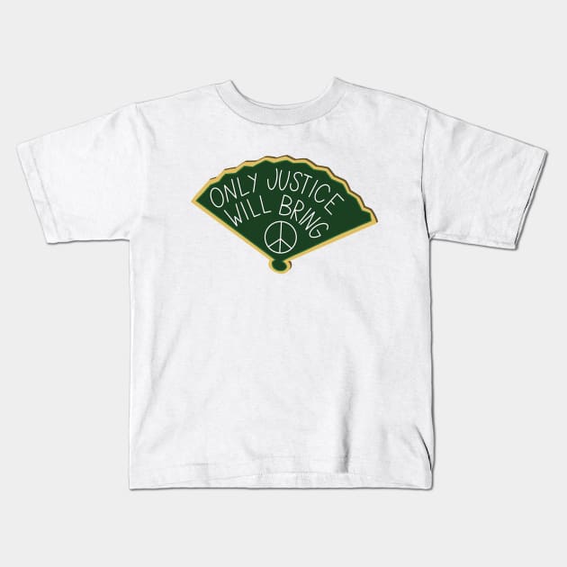 Avatar Kyoshi Quote Kids T-Shirt by gochiii